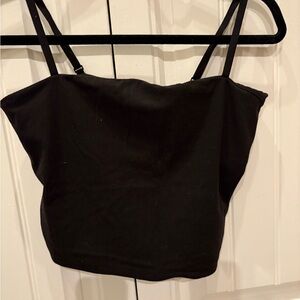 Black Bralette / Crop Tank